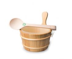 Sauna Starter Set TOP 1 - Secchiello per sauna con Mestolo sauna