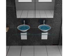 Ceramica Lavandino/Designer/mobili in vetro/Alpi Berger/Serie 200/Ceramica – Trasparente Vetro lavabo/Doppio lavabo/Hand