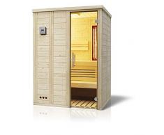 Unbekannt Infraworld Sauna Vitalis 148 Complete Sauna a Infrarossi Misura 148 x 119 cm 391087 - Infraworld Sauna Vitalis 148 Complete
