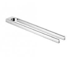 Whitmor Portasciugamani Da Porta – 4 Barre Oscillanti – Acciaio Bianco – Organizer Per Bagno Piccolo