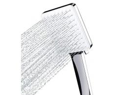 Soffione Doccia Newentor ad Alta Pressione Risparmio Idrico, Doccino per Doccia Anticalcare, 6 Funzioni Getto, Doccetta Universale Facile da Installare, Telefono Doccia in ABS + Acciaio, Facile Pulire