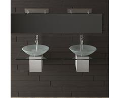 Mobili in vetro/vetro lavabo/lavabo/Alpi Berger Designer lavabo Serie 200/lavabo per lavandini per il esclusivo bagno/bagno/lavanderia ciotola/doppio lavabo