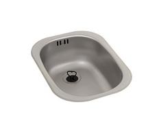 Pyramis E29, Lavabo da incasso in acciaio INOX, liscio, 101041602