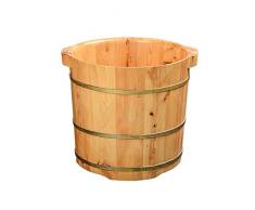 Sonno Migliorare Legno pediluvio Barrel Foot Spa Benna del Piede di Lavaggio Barrel Piede di Pedicure Piedi Vasca Sauna Accessori, Pedicure, Alta Detox Foot Massage Wash 36CM