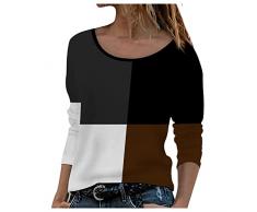 Per Lady Camicetta Button Up Lounge Confortevole Manica Completa Matrimonio Doccia Top Cotone Clubby Crochet, Nero , L