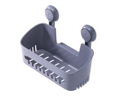 Uten Mensola Doccia con Ventosa, Portaoggetti Bagno Muro, Mensola Doccia Senza Foratura, Può Sopportare 10 kg, Mensola Bagno con Ventosa per Doccia Bagno Cucina, Per Doccia Accessori Shampoo Balsamo