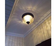 Vetro: ananas Bedroom-Lampada da soffitto, corridoio Lampadario Vintage da soffitto, per cucina e bagno