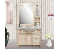 Shop Chic Mobile bagno 105 cm avorio decapè classico