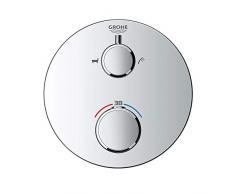 GROHE GRO-24077000 Miscelatore termostatico Vasca-Doccia a 2 Vie con deviatore, Cromo