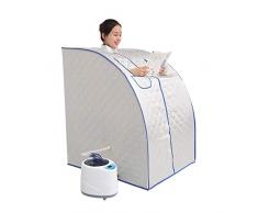 ALY Cabina Sauna a Vapore, Infrarosso Lontano Sauna Domestica, Bagno di Vapore Portatile a casa Mobile Sauna Dimagrante Peso disintossicante con Sedia Pieghevole