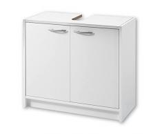Stella Trading Smash-Mobile sottolavabo da Bagno, Colore: Bianco Opaco, 63 x 55 x 29 cm