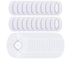 Xinlie 200 Pezzi Cuffia Doccia Usa e Getta e Monouso Doccia Paraorecchie Set Trasparenti Doccia Cappuccio Impermeabile Copertura dellOrecchio per Capelli per Salone, Spa, Viaggio, Hotel, Doccia
