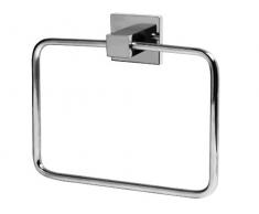 Bisk Arktic 01471 Porta asciugamani ad anello in cromo, 18.8 x 5 x 17 cm