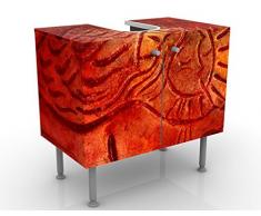 Mobile per lavabo Design Angel of Love 60x55x35cm, Basso, Larghezza: 60cm, Regolabile, mobiletto da lavandino, lavandino, mobiletto da lavabo, lavabo, mobiletto, Bagno, Bagnetto, Mobile da Bagno