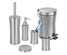 Wenko 16739100 Dosasapone Pieno Fiacco, 7 x 19,5 x 8 cm, Satinato