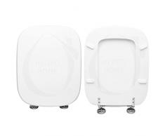 Copriwater Ideal Standard Conca - Tavoletta WC Termoindurente Bianca, Made Italy - Foto 7