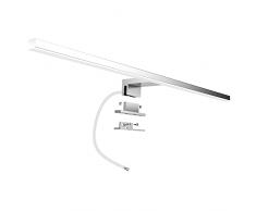 Aogled Lampada da Specchio LED per Bagno 10W 820LM 60cm 230V 4000K,3-in-1 IP44 Classe II Lampada,Senza Sfarfallio,Specchio Frontale/Armadio/Illuminazione a Parete Bianco Neutro
