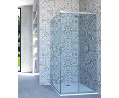 HYDRA Box Doccia angolare Porta Scorrevole 75x116 cm Trasparente