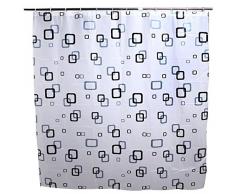 JUNGEN Tendina da Doccia per Bagno Impermeabile PEVA Tenda da Bagno 150 x 180cm
