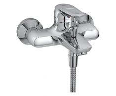 Ideal Standard B9491AA Ceramix Blue Miscelatore Esterno Vasca/Doccia con Accessori, Cromato