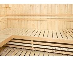 Sauna Classic tipo 2 abete nordico 39 mm legno massiccio