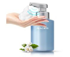 Dosatore Di Sapone Automatico ALACRIS da 320ml, Erogatore Automatico a Sensore Infrarossi, Con Batteria Ricaricabile Integrata, Distributore Efficace ed Economico Bagno, Cucina, Ufficio e Tanti Altri.