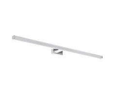 SEBSON® LED Lampada da Specchio per Bagno 90cm, IP44, Luce da Parete, Bianco Neutro 4000K, 15W, 1300lm - 900x109x40mm