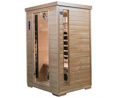 Saunamed 2 persona Classic Hemlock sauna a infrarossi lontani Emr Neutraltm