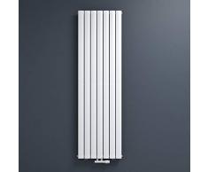Mai & Mai® Radiatore Verticale 180x54cm, Radiatore Scaldasalviette a Due Strati Termoarredo da Bagno Scalda Portasciugamani da Parete e Pavimento in Acciaio