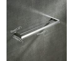 XPY-Towel rack Portasciugamani bagno acciaio inossidabile portasciugamani supporto a muro appendiabiti asciugamano rack 30 cm