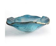 HAOCHIDIAN Artistico Vaso dispersore di Vetro temperato Moderna Bagno lavandino Lavare Ciotola Bacino al di sopra del contatore del lavabo del dispersore di vanità