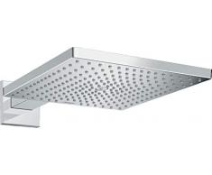 hansgrohe Raindance E Soffione doccia 300 1 getto EcoSmart 9 l/min con braccio doccia, cromo, 26239000