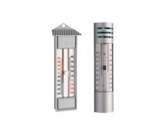 Neolab 2 - 9817 Maxima del termometro minima, Telaio in alluminio, di 30 fino a + 50 gradi C, mercurio (Confezione da 1 pezzi)