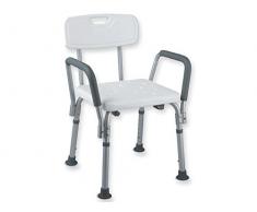 Sedia Doccia con Braccioli e Schienale