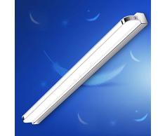 7 W LED specchio specchio luce IP44 Lampada applique per bagno acrilico paralume lampada per il bagno in acciaio inox, armadio Lampada da parete lampada da parete, bianco 6000 K, 490 Lumen, L 40 cm