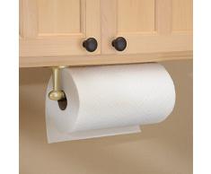 InterDesign 09319EU Orbinni Portarotolo da Parete, Ottone Perlato