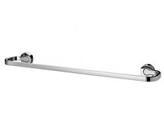 Bisk 61.8 x 5 x 9.7 cm 620 mm Ventura Porta Asciugamani a Barra, Zinco Cromato