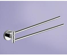 Gedy FE231300100 Portasalviette a snodo - fissaggio con viti L36.9H5.6P4.8cm