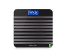 Bilance pesapersone Bilancia pesapersone digitale-Bilance impedenziometrica impedenziometrica (Nero)