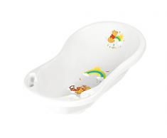 OKT Kids - Set di accessori da bagno per neonati: vasca per il bagnetto, vasino, riduttore per WC, sgabello e pattumiera per pannolini, motivo Winnie The Pooh, colore: Bianco