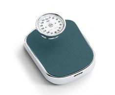 ADE Bilancia da bagno meccanica BM702-4 Felicitas (Bilancia da bagno analogica nel design classico con grande bilancia e superficie di pesatura antiscivolo) blu