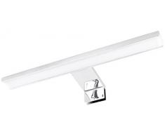 Hava® - 6 W 2 in1 LED alluminio specchio luce lampada da bagno IP44 230 V - 500LM - Heads + vite - Luce diurna (4000 K)