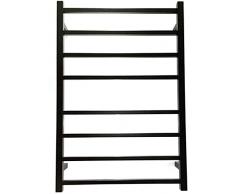 WERYU Scaldasalviette Scaldasalviette per Il Bagno ， Scaldasalviette Elettrico Scaldasalviette Scaldasciugamani con 8 Barre Riscaldate Hotel in Acciaio Inox A Parete Cromo ，Plugin (Colore : Plugin)