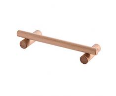 FDGD Portasciugamano, Supporto del tovagliolo in Legno, Elegante Bagno Holder portasciugamani Gancio, Stelo Drill a Montaggio/Parete, for Gli Asciugamani, Accappatoio, tè Asciugamani, in Bagno/Cucina