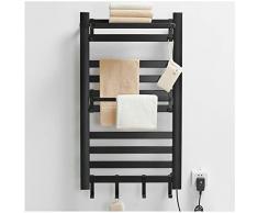 VVLXRIC Scaldasaviette Elettrico, con Modelli Cablati con Timer Scaldasciugamani Elettrico, Stendino Scaldasalviette,960x485mm