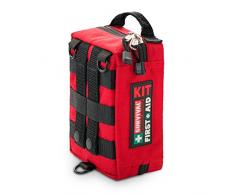 Kit di pronto soccorso tattico da 40 pezzi, kit di pronto soccorso escursionistico, include la borsa compatibile Molle - perfetto for le avventure in barca da campeggio for campeggio da campeggio escu