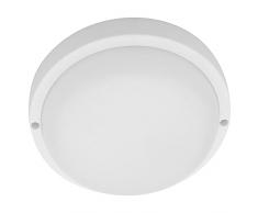 Lumare LED plafoniera 24W rotondo 1800lm 270mm IP54 lampada da soffitto per soggiorno bagno | faretto da incasso moderno bianco caldo