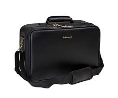 Leonardo LEO50821 Portatrucco Valigetta Porta Trucchi per il Trucco Professionale Borsa Portatrucco per Cosmetici da Viaggio per Make-up Artist grande senza specchio