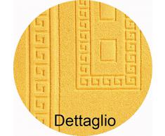 CASA TESSILE Torino Set 3 tappeti bagno in spugna cm 60X90 + 2 Girowater cm 60x45 - BEIGE