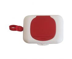 Rianpesn Dispenser di salviette | Porta salviettine umidificate da Viaggio Ricaricabile | Porta salviette Portatile Riutilizzabile, Antipolvere, inodore, per uffici, Campeggio, casa, Viaggi